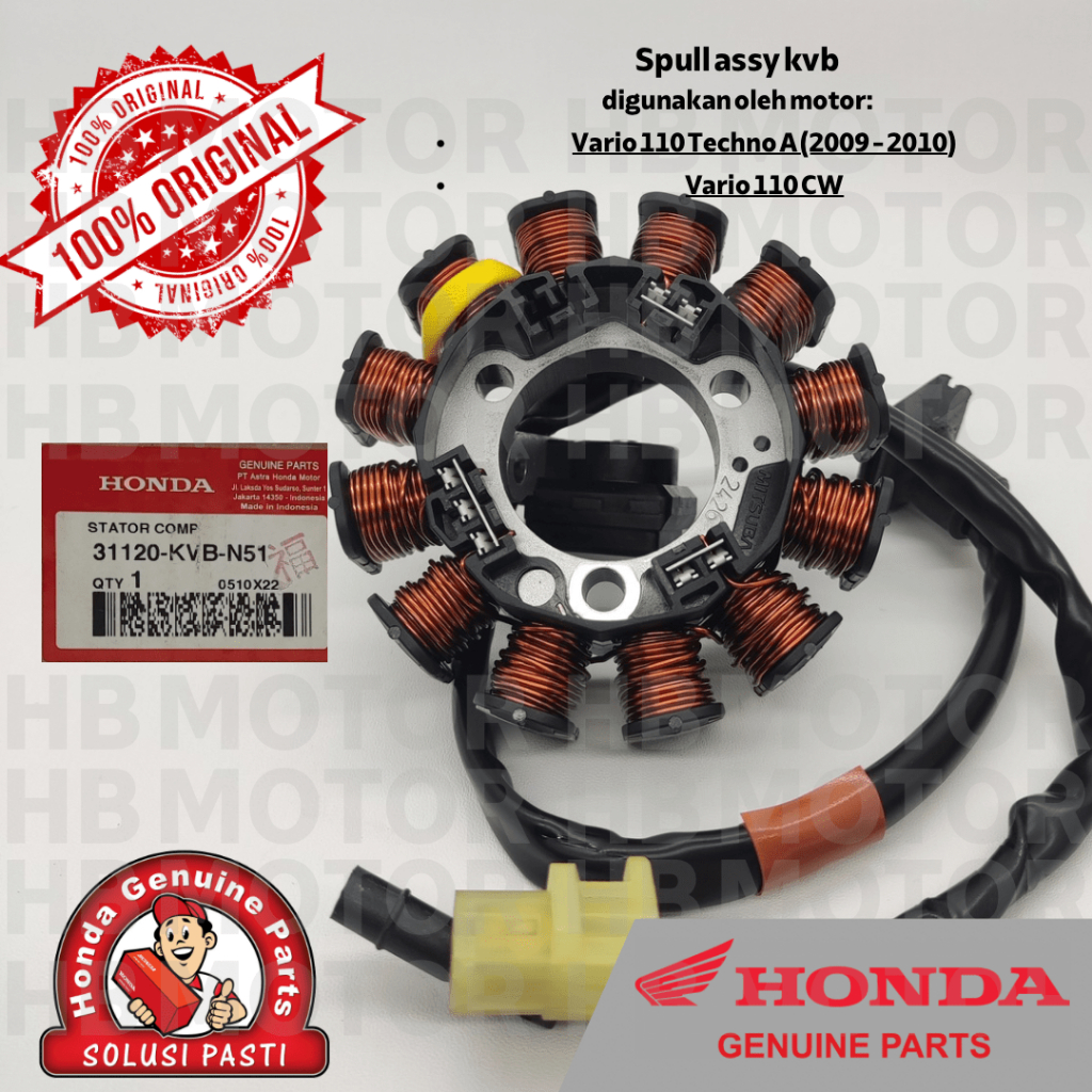 31120-KVB-N51 Spull Stator Comp Honda Vario 110