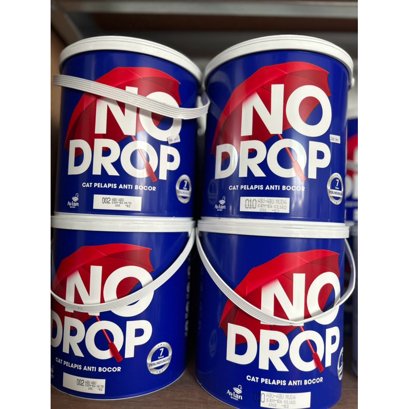 CAT ANTI BOCOR NO DROP 4KG ( GALON ) - Water Proofing - Cat Anti Bocor - Cat Tembok