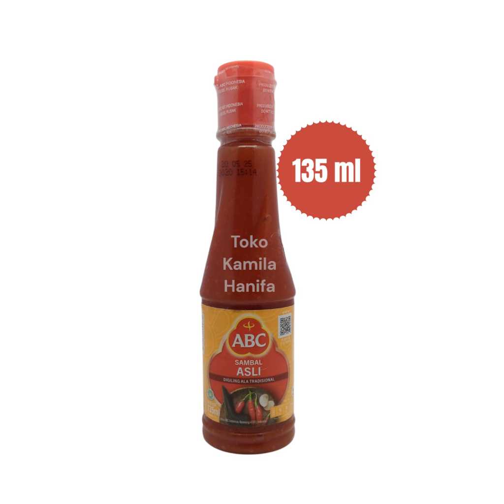 

ABC sambal asli botol 135 ml Expired 20 Mei 2025