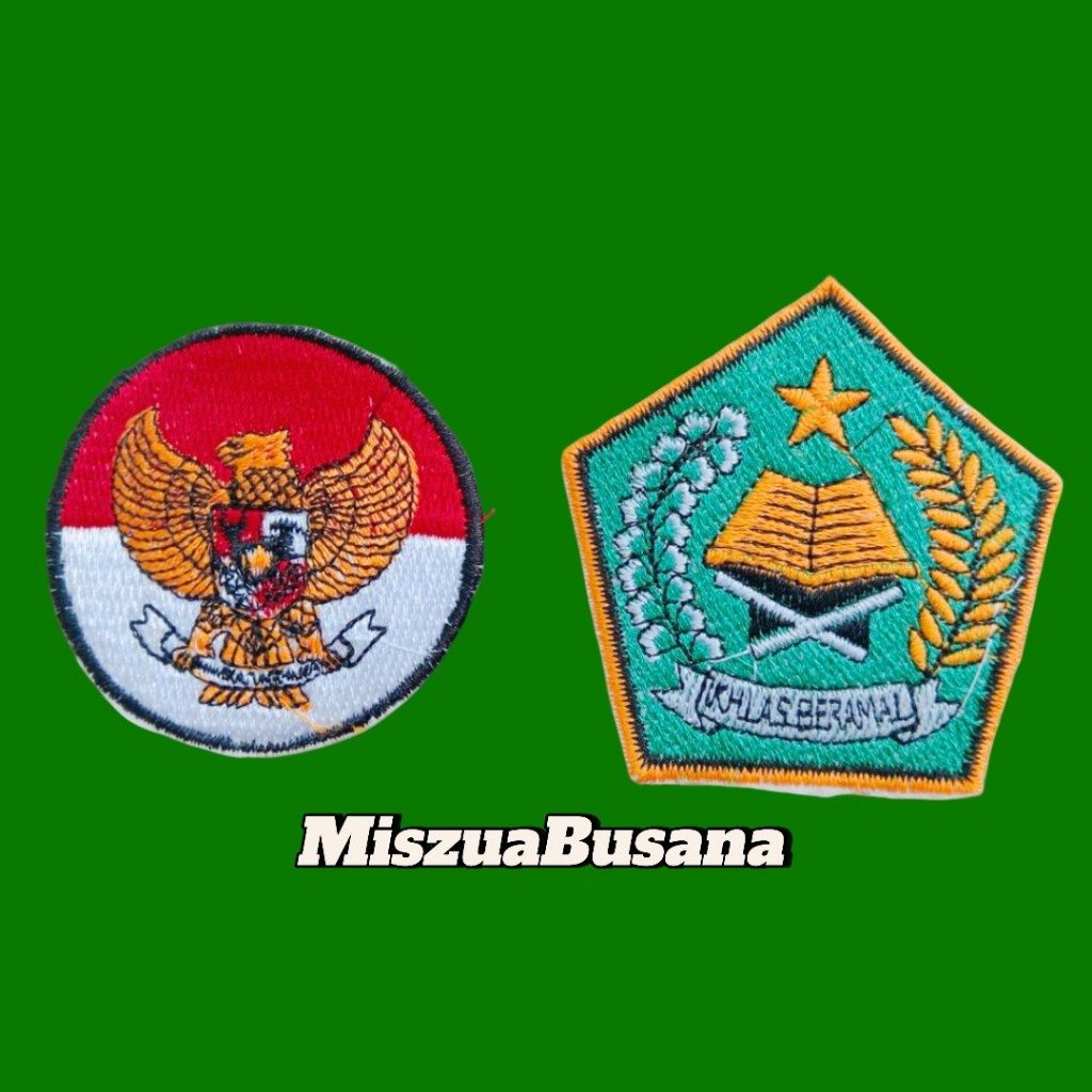 BET BORDIR LOGO KEMENAG LAMBANG GARUDA LAMBANG KEMENTERIAN AGAMA