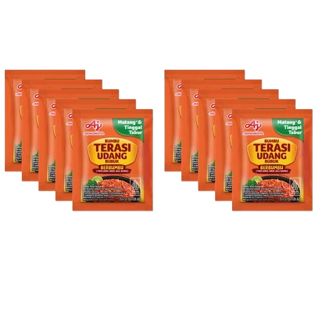 

AJINOMOTO BUMBU TERASI UDANG BUBUK 10S RTG @6 GR 8992770200006