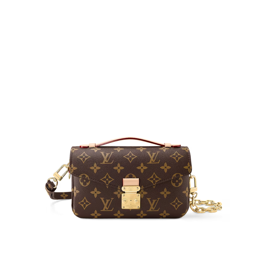 Louis Vuitton Tas Selempang Kulit Coklat