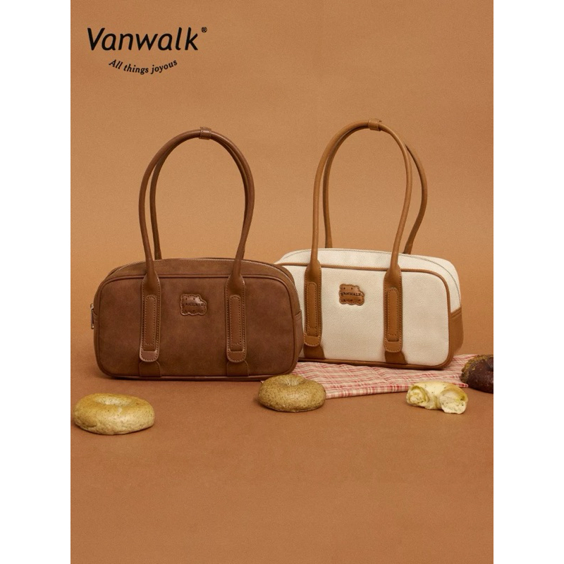 VANWALK ORIGINAL BISCUIT LARGE BOSTON BAG SHOULDER BAG TAS BAHU