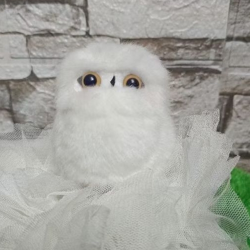 Boneka, ganci owl, burung hantu, lucu