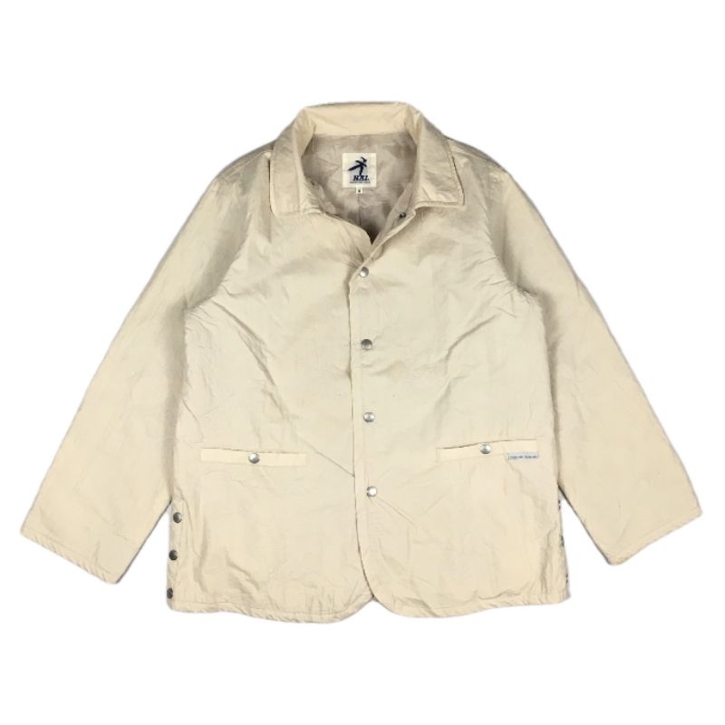 Vintage 90’s HAI SPORTING GEAR By ISSEY MIYAKE All Of Embroidered Logo Chore Jacket