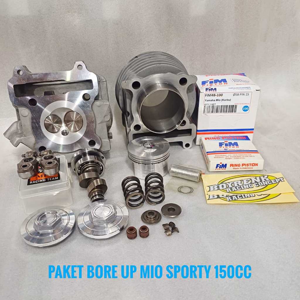 PAKET BORE UP MIO SPORTY 150CC - BOYRENK RACING
