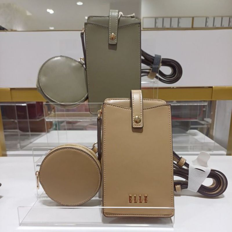 Tas Handphone Wanita ELLE 41576 Produk Terbaru Original Depstore Mall Tas Sling Bag Hp Selempang Min