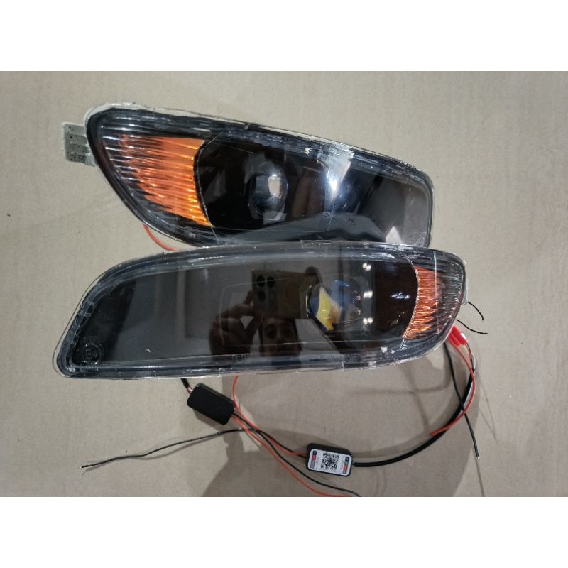 Foglamp 3 Warna Kijang Kapsul 2003-2004 Altis 2004-2006 Biled Matrix 1,5inch Devil RGB
