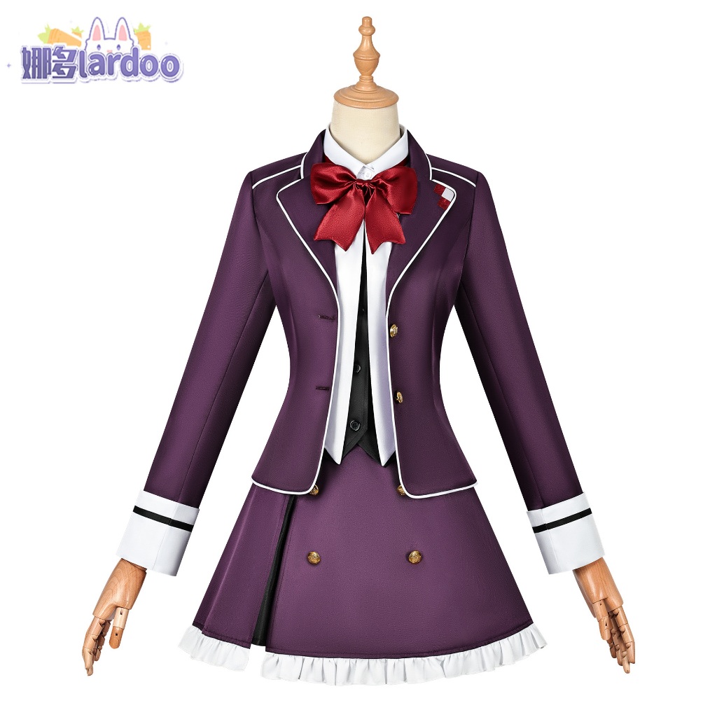 【Lardoo】Diabolik Lovers cos Yui Komori  cosplay csotume and Yui Komori wig