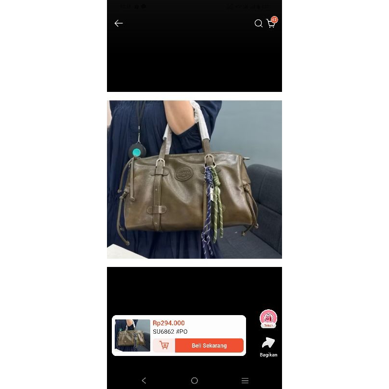 tas wanita suqueena olive import