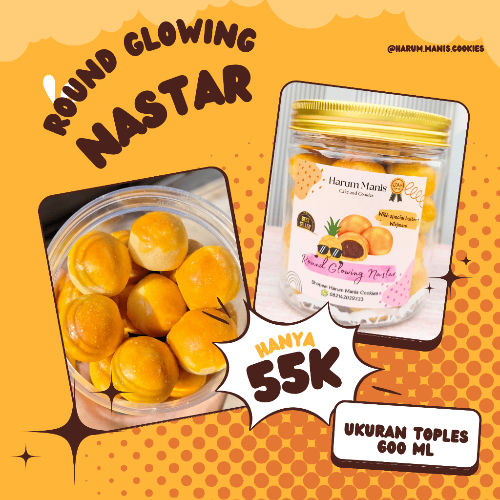 

Round Glowing Nastar Wisjman + Special Butter Medium