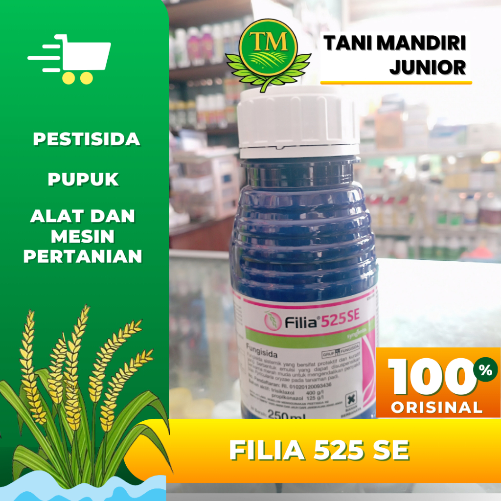 FILLIA 525 (Fungisida sistemik, bahan aktif : propikonazol 125g/l dan trisiklazol 400g/l)