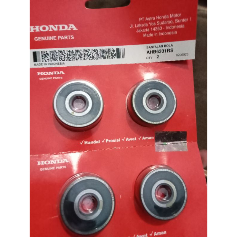 laker 6301 bearing 6301 laher 6301 ori original ahm harga 1pcs