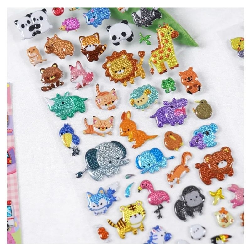 

double layer sticker 3d timbul