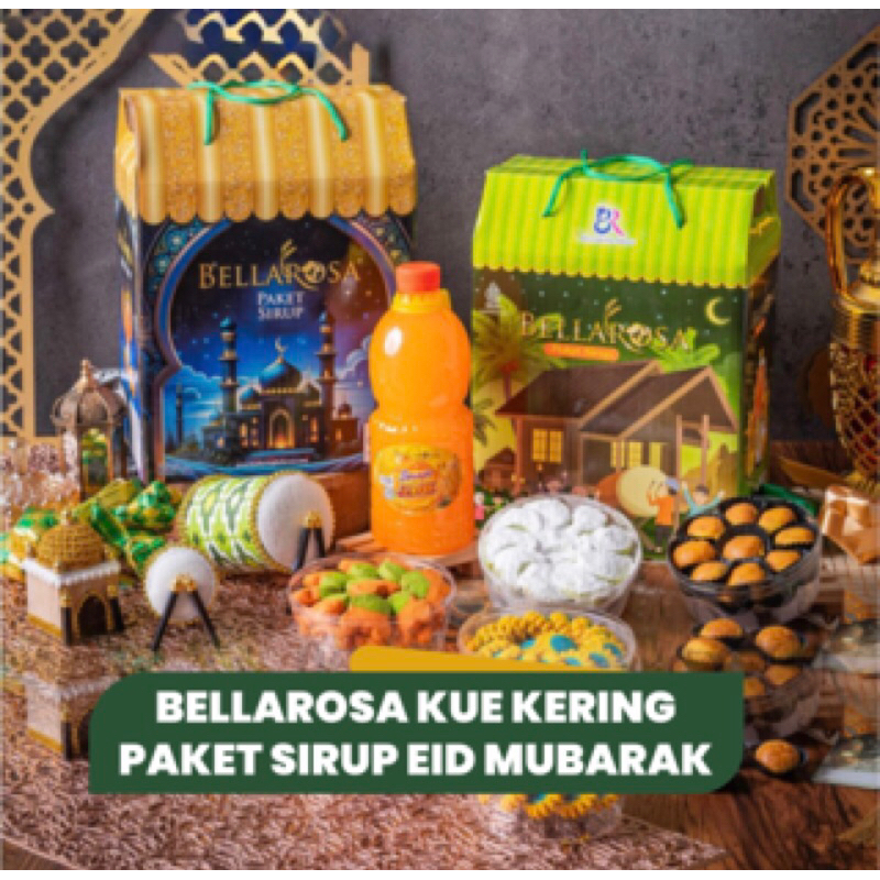 

Hampers Bellarosa Kue Kering Paket Sirup Eid Mubarak