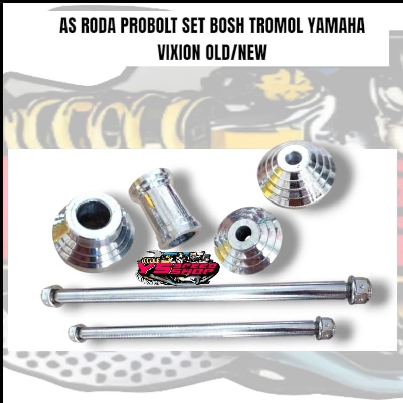 As roda probolt set bosh tromol bahan almunium yamaha vixion old/ new nva nvl/ vixion r