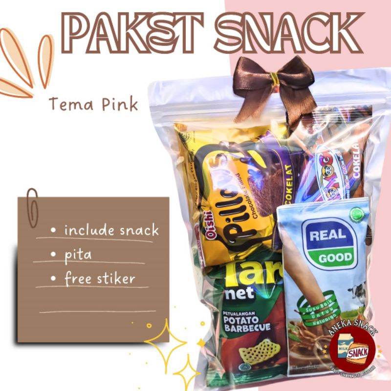 

Ready Stok - Hampers snack ulang tahun dengan susu / Bingkisan Snack / Mini gift snack ulang tahun