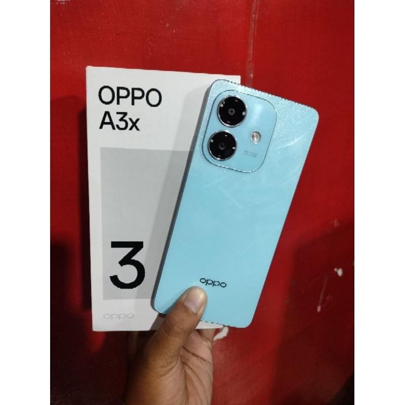 OPPO A3X RAM 4/128 SECOND BEKAS NOMINUS AMAN
