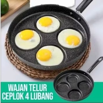 FRYPAN WAJAN TELUR 4LUBANG/ CETAKAN TELUR 4LUBANG