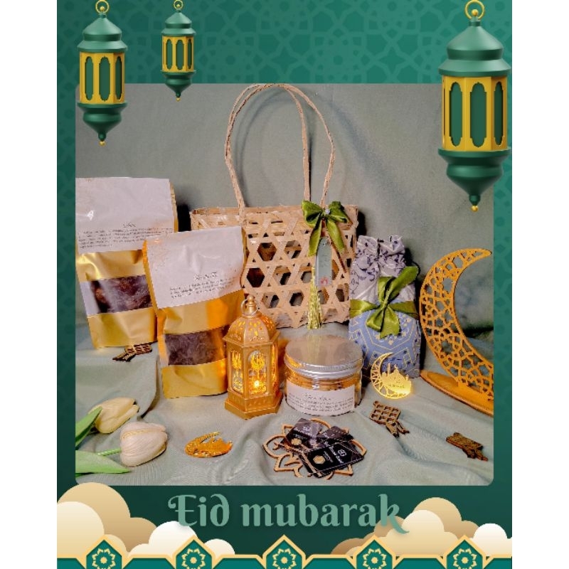 

Hampers lebaran -Medina hampers/tas hampers/hampers bambu/parcel lebaran/bingkisan lebaran