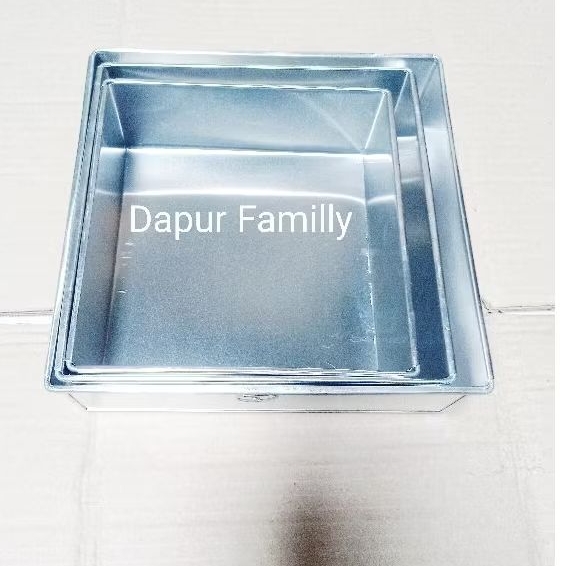 loyang kue kotak alumunium