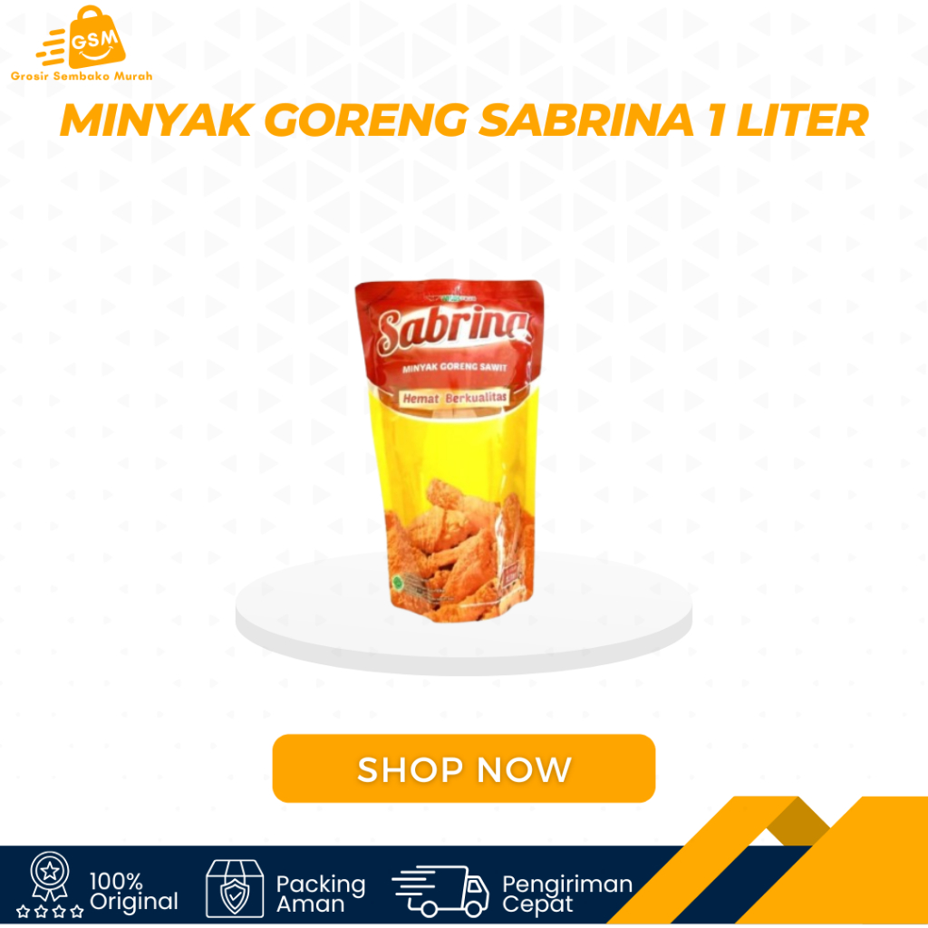 

Minyak Goreng Sabrina 1 Liter