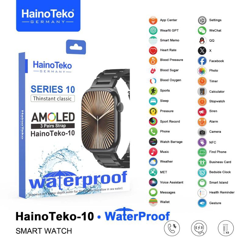 Haino Teko-10 Smartwatch di Desain Mirip Dengan Apple Watch
