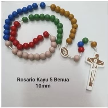 Rosario Kayu 5 Benua (lima benua)