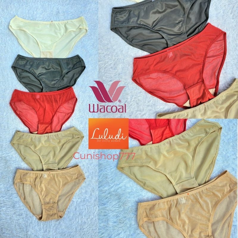 PANTY LULUDI by WACOAL MINI POLOS LP 2022 K23B CELANA DALAM WANITA CD SEXY MESH TRANSPARAN POLOS TEM