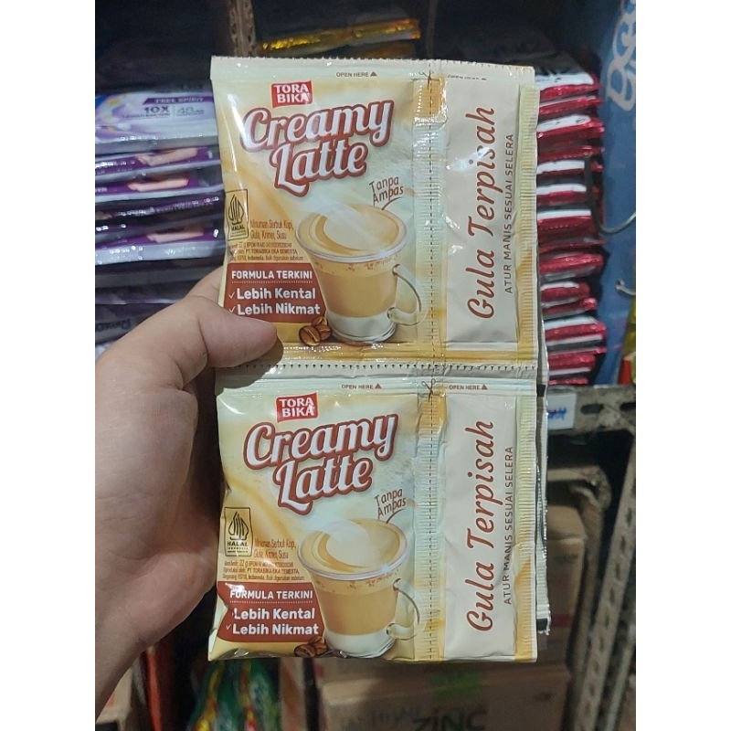 

Torabika Creamy Latte 25g Renceng isi 10 sachet
