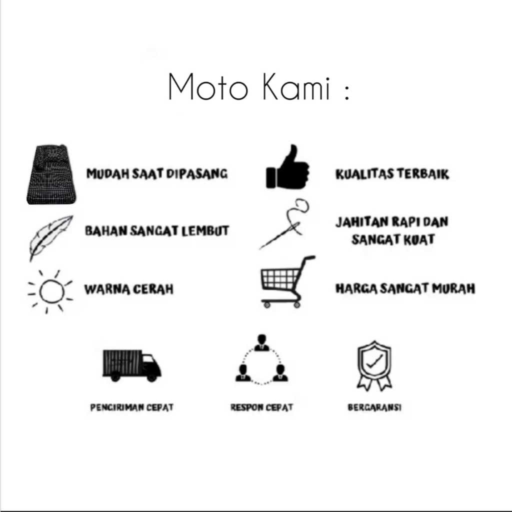 Terangbenderang_ Sprei Single 100X200X30 Bed Aesthetic