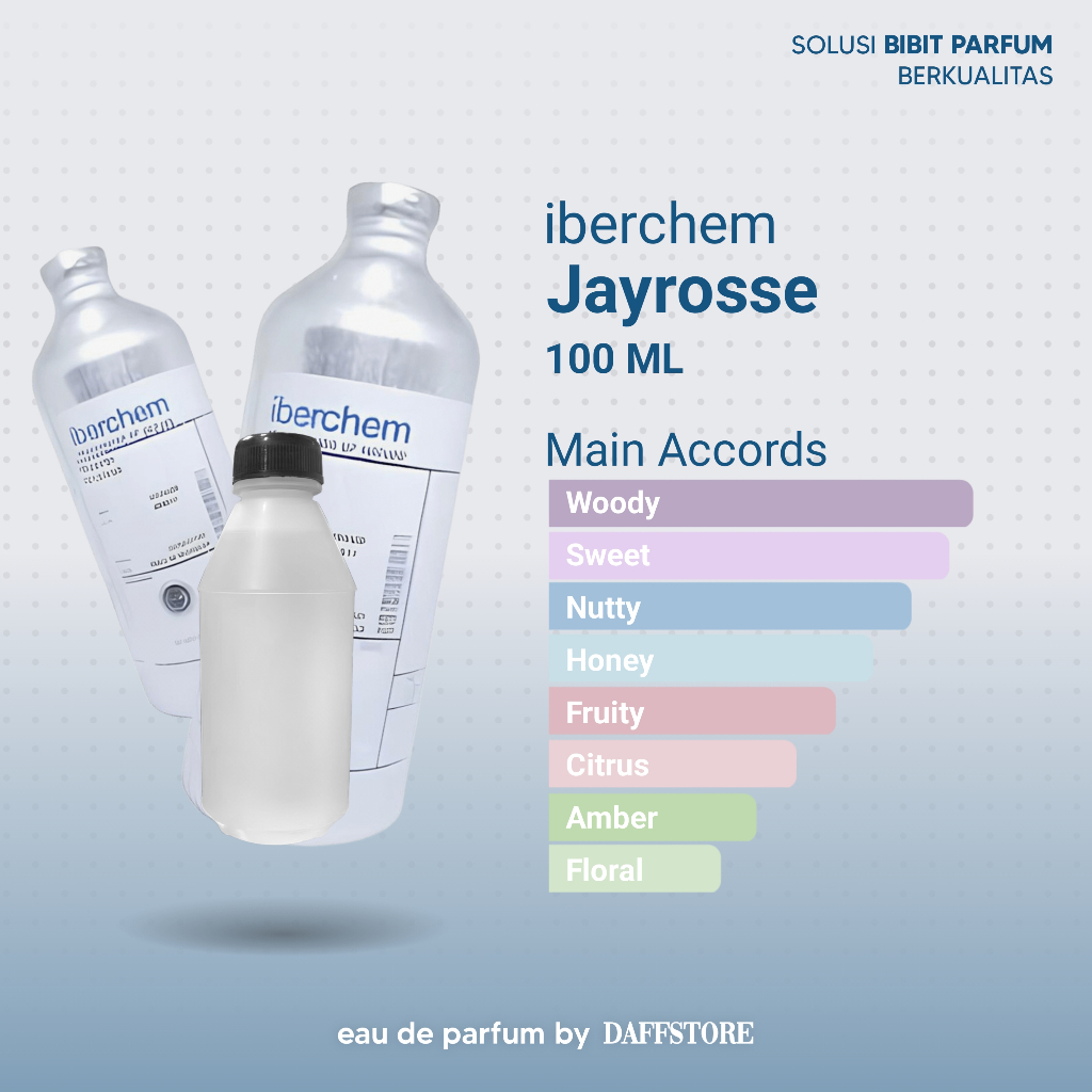 Daffstore Bibit Parfum Jayrosse 100 ML Murni Original Tampa Campuran