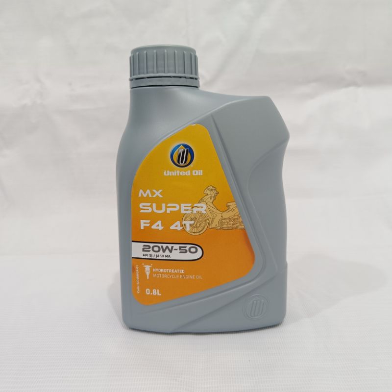 UNITED OIL MX SUPER F4 20W50 SJ/MA 0.8 LITER