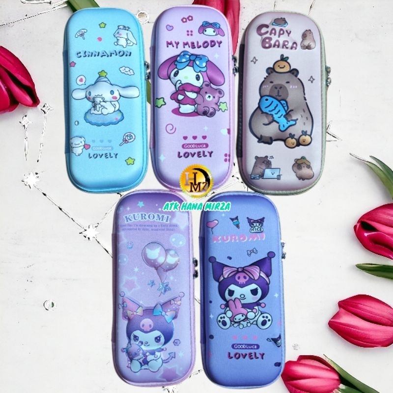 

Kotak Pensil Resleting 3D