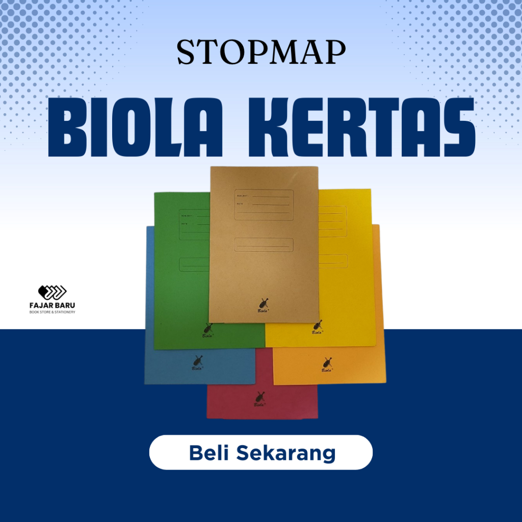 

[ PCS ] STOPMAP MAP BIOLA KERTAS / MAP FILE / STOPMAP BIOLA POLOS WARNA