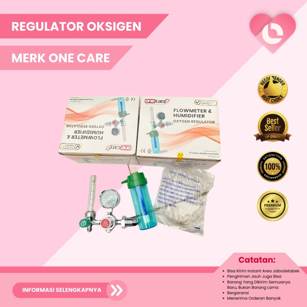 Regulator Tabung Oksigen Medis/Regulator oksigen ONECARE