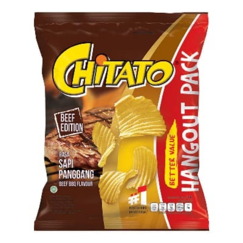 

Chitato BBQ Rasa Sapi Panggang - Hangout Pack Camilan Keluarga