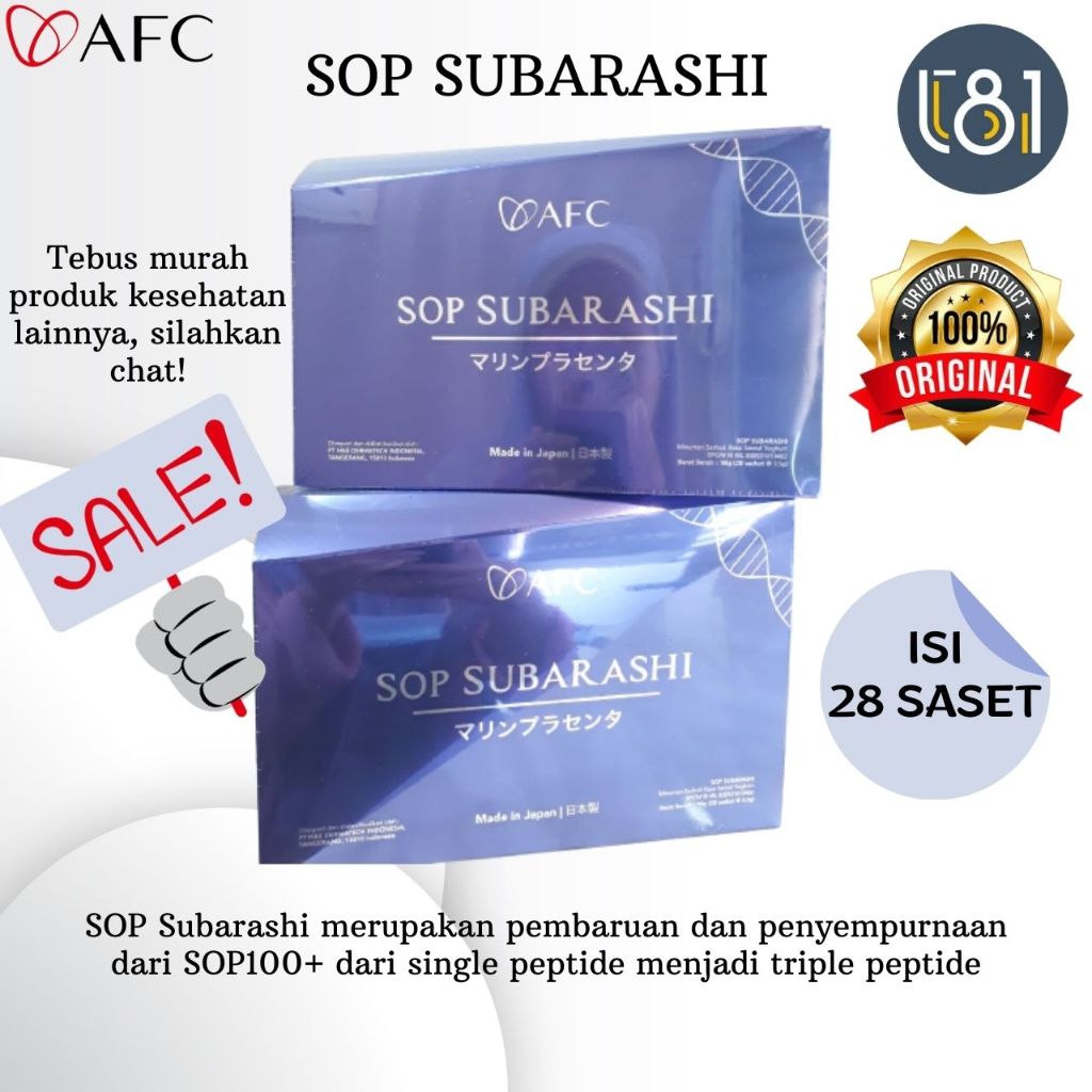 SOP Subarashii Dijamin Asli 100% Original - 1 BOX