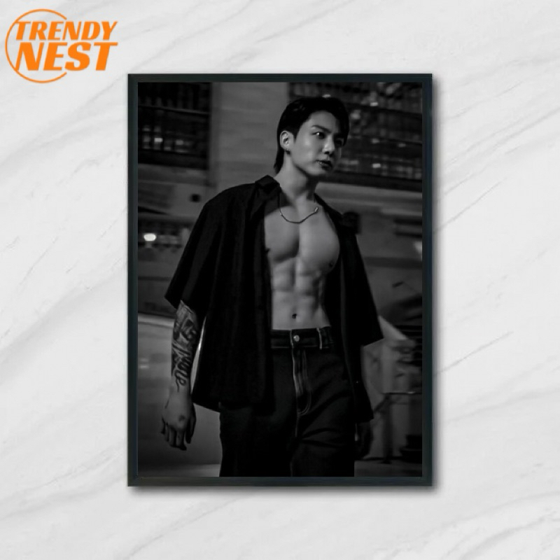 Bingkai jungkook bts Aesthetic | Koleksi ARMY | Hiasan Meja & Dinding