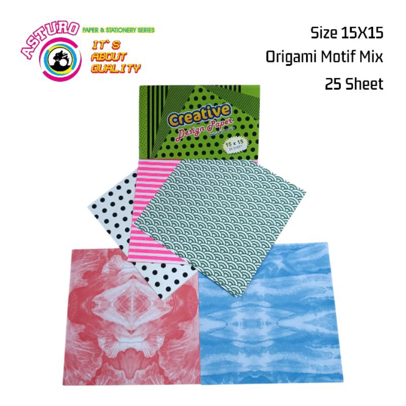 

ASTURO Kertas Origami Motif Mix 15X15