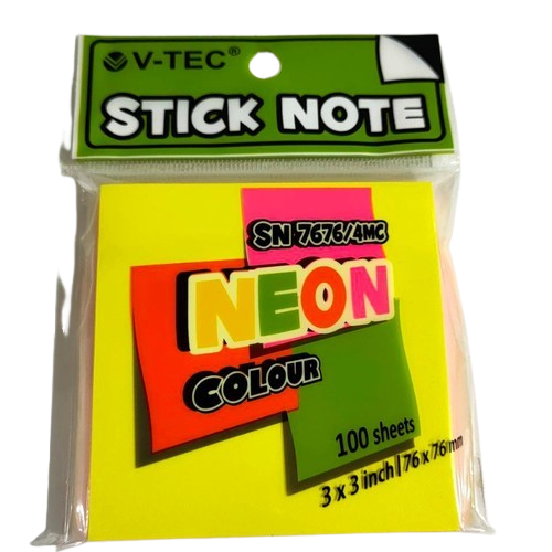 

STICK NOTE V-TEC 4 COLOURS SN-7676/4MC