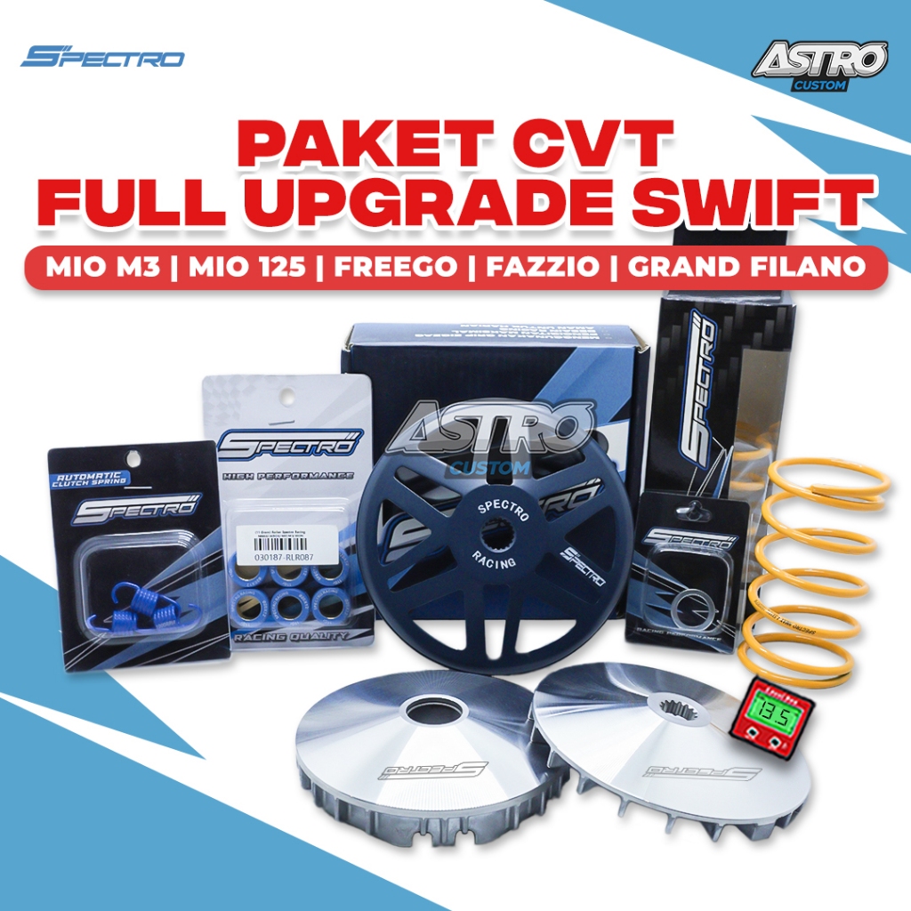 Paket Full Upgrade CVT Mio M3 Z S Soul GT Xride Fino 125 Filano Freego Fazzio Mangkok Ganda Swift