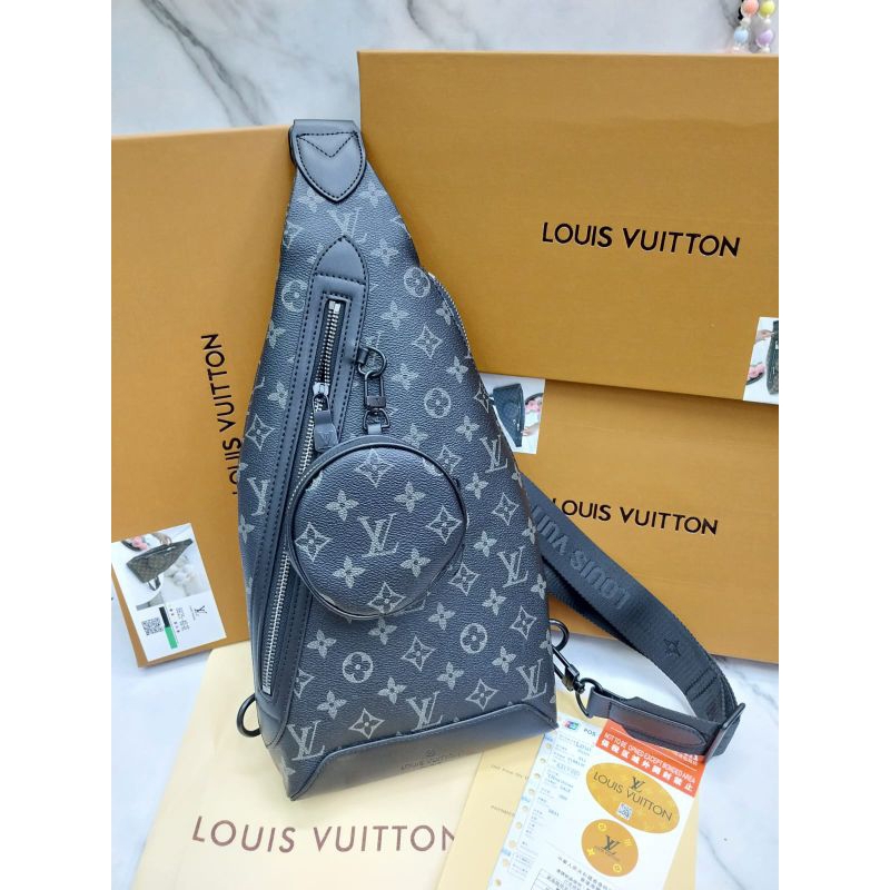 TAS SELEMPANG BODYBAG PRIA LV1865 MIRROR BRANDED IMPORT