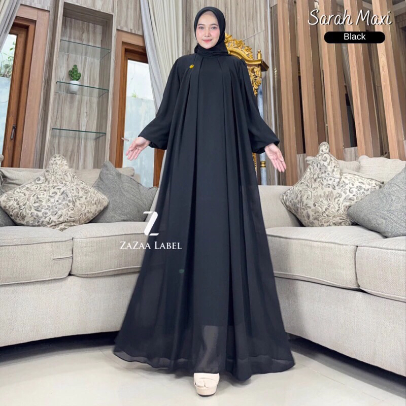 Sarah Maxi Set hijab original ZAZAA LABEL ( PRODUKSI SENDIRI )