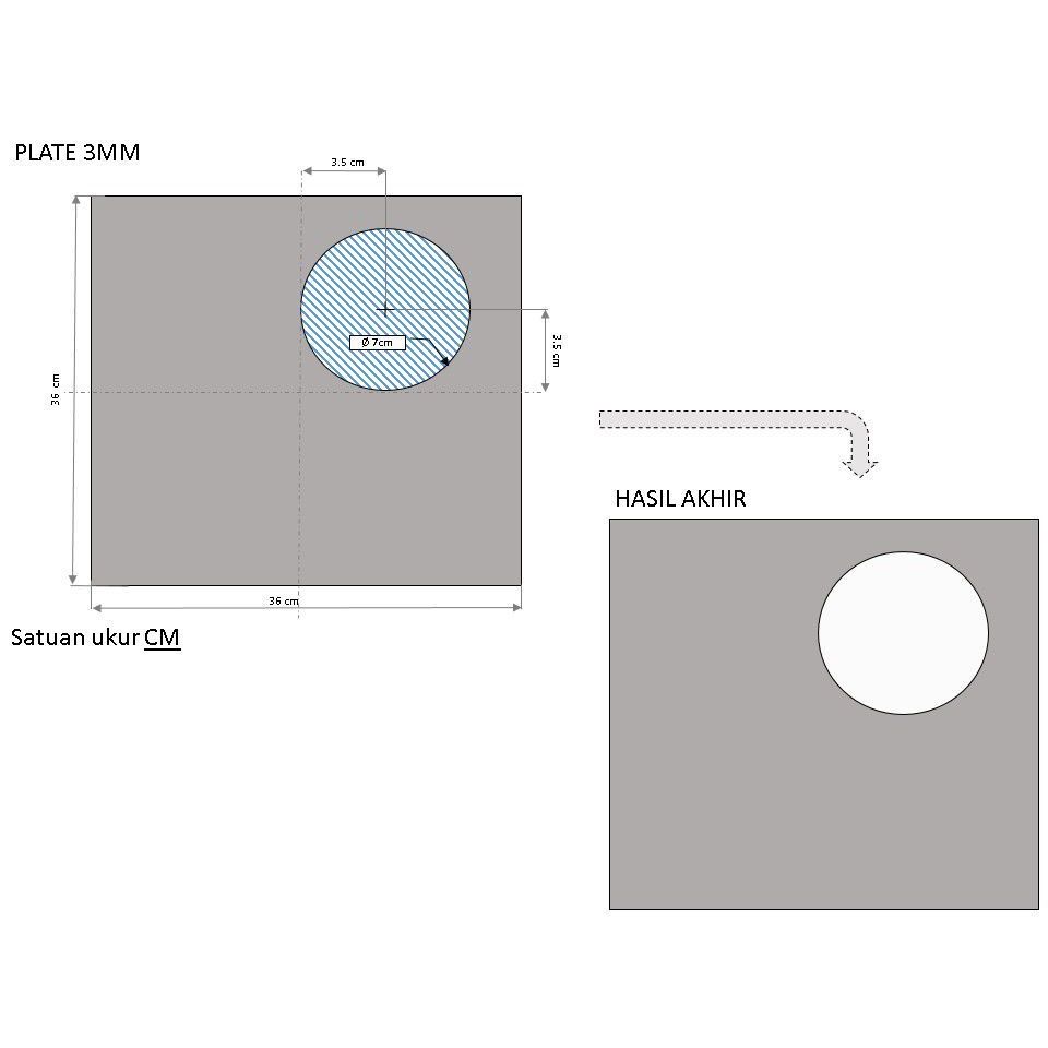 Besi plat custom 3mm 001