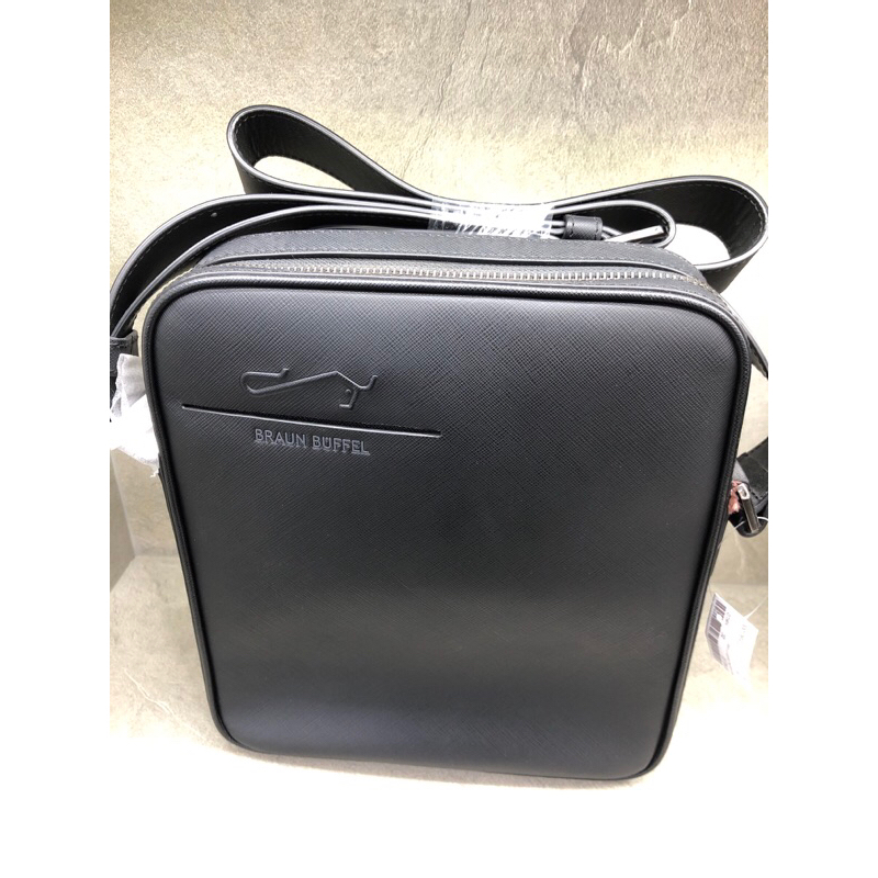 TAS PRIA BRAUN BUFFEL BLACK BB MEDIUM