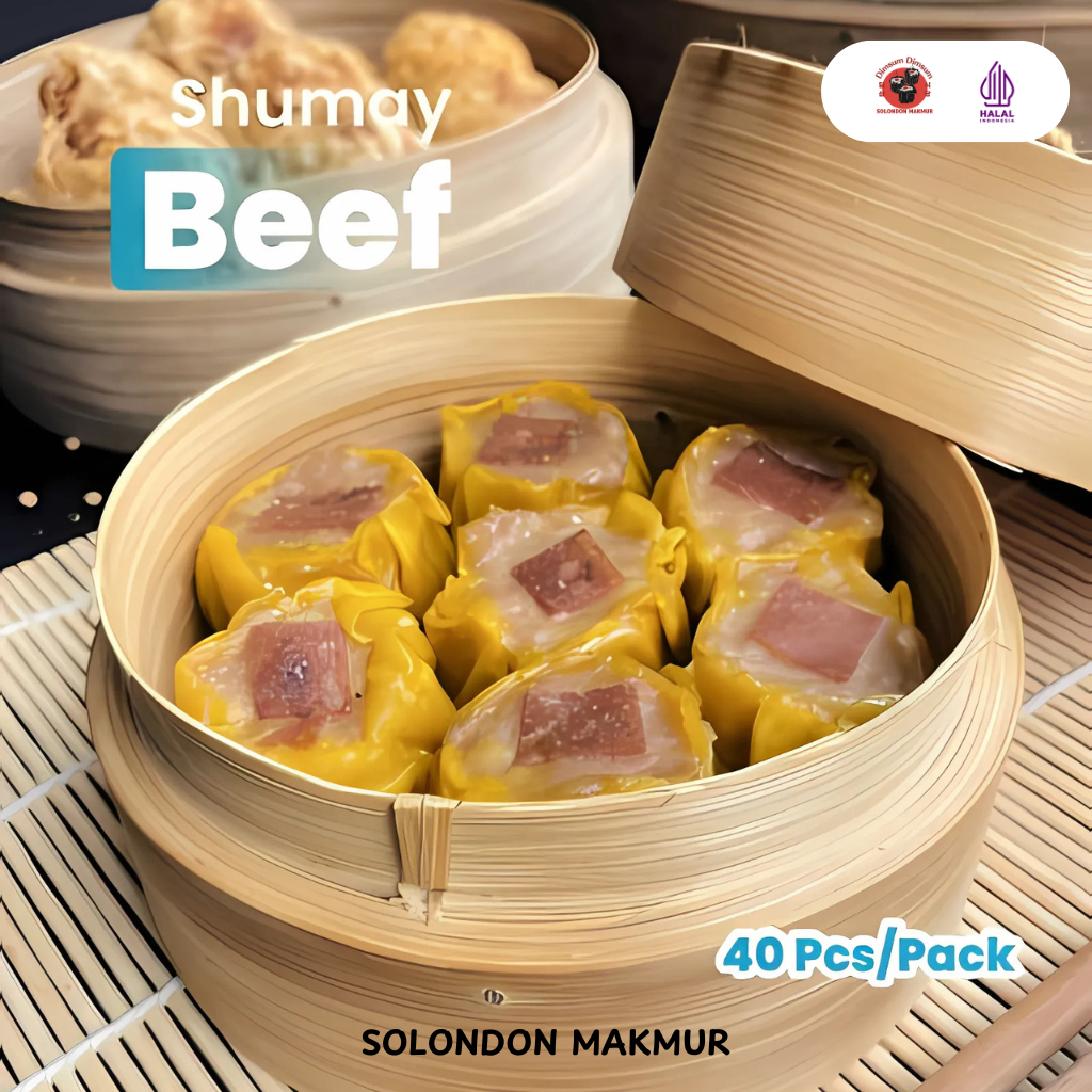 

Spesial Dimsum Shumauy Beef Frozen - Halal & Lezat, 40 Pcs Paket