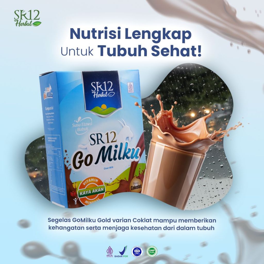 

GoMilku SR12 Cokelat BPOM Halal MUI 200gr & 600gr -