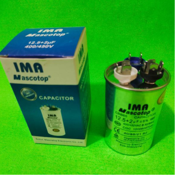 Kapasitor Ima 12,5+2 / Kapasitor Merk Ima 12,5+2