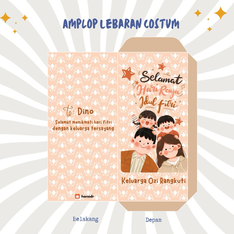 

Amplop Idul Adha/ Idul fitri Costum PO 3 hari saja